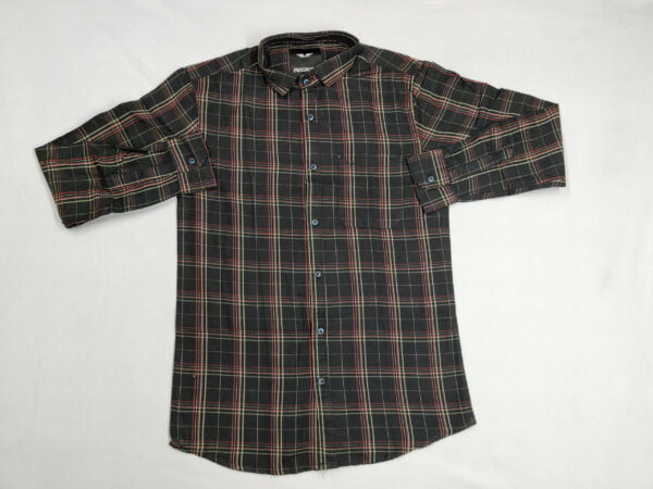 Men's Black Check Shirt